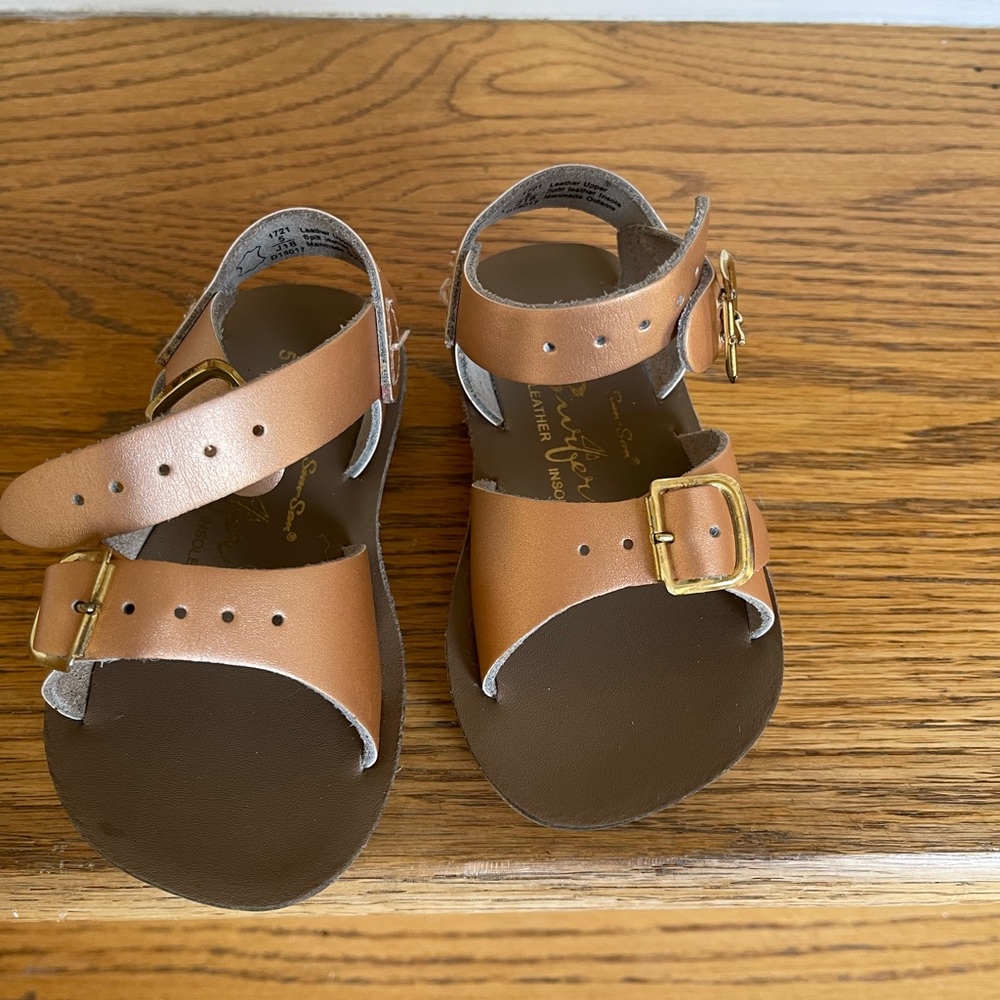 Sun Sans size 5 Toddler/Little Kid Sandals Rose Gold